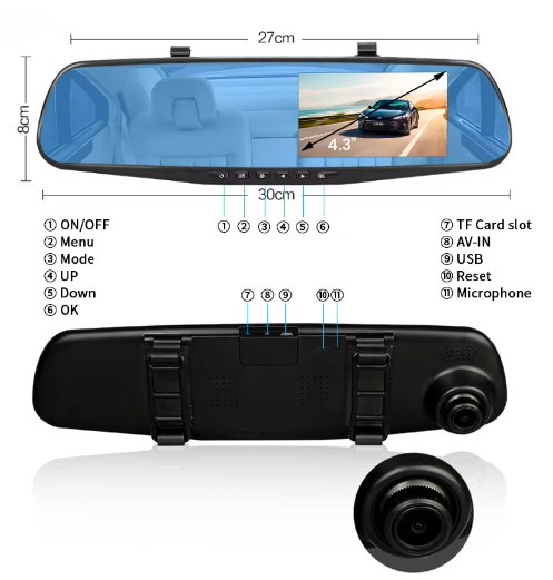 DASH CAM CAMARA DUAL